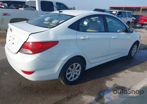 2014 Hyundai Accent Gls z USA, uszkodzony, nr VIN KMHCT4AE7EU664460